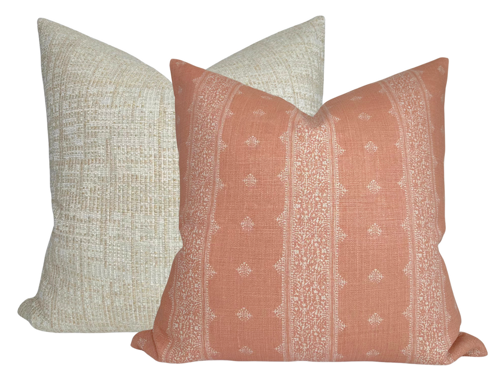 Fez Pillow Cover in Terracotta, Peter Dunham Textiles