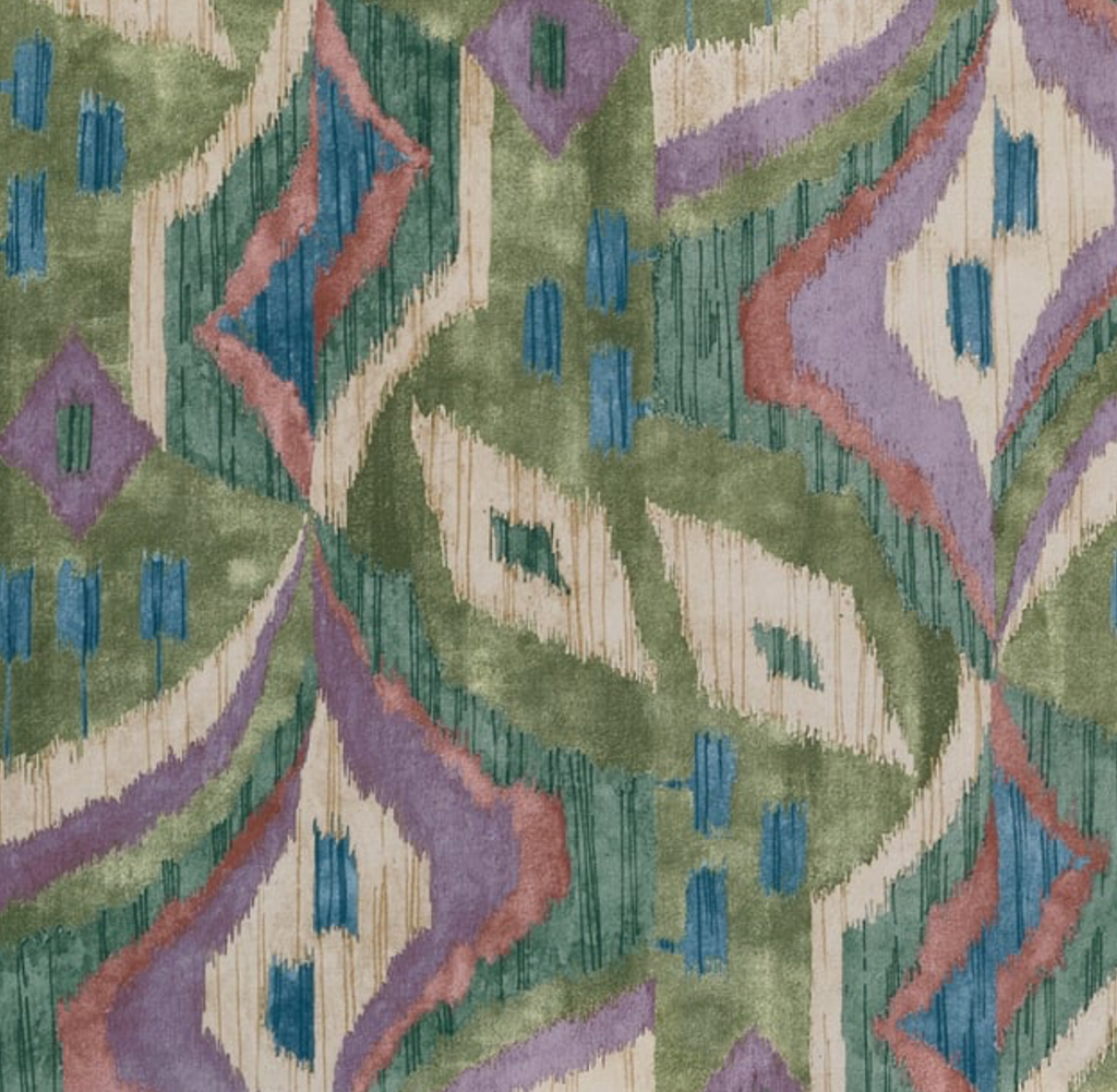 Artesian Velvet Pillow Cover in Wild Sage, Thibaut Pillows