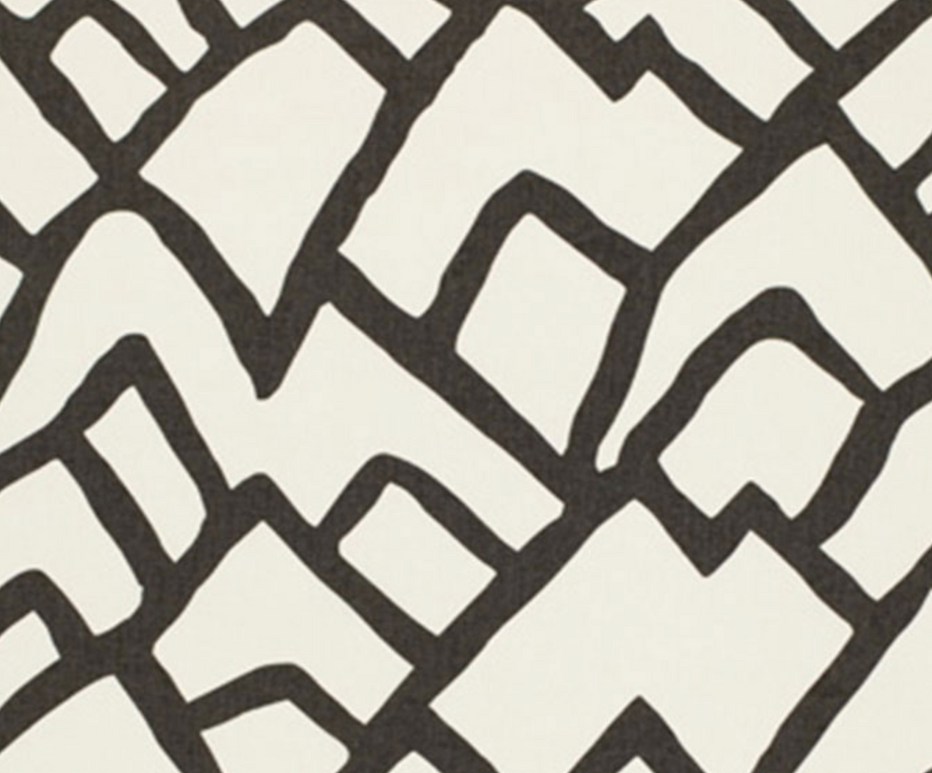 Zimba Pillow Cover in Charcoal, Schumacher Textiles