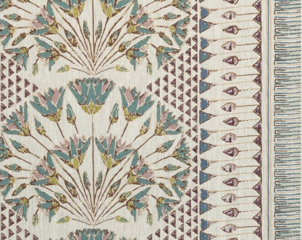 Cairo Pillow Cover in Eggplant, Thibaut Pillows