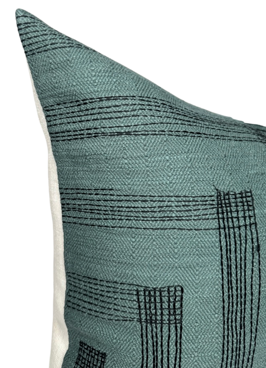 Pastiche Pillow Cover in Spruce Jet, Kelly Wearstler Textiles