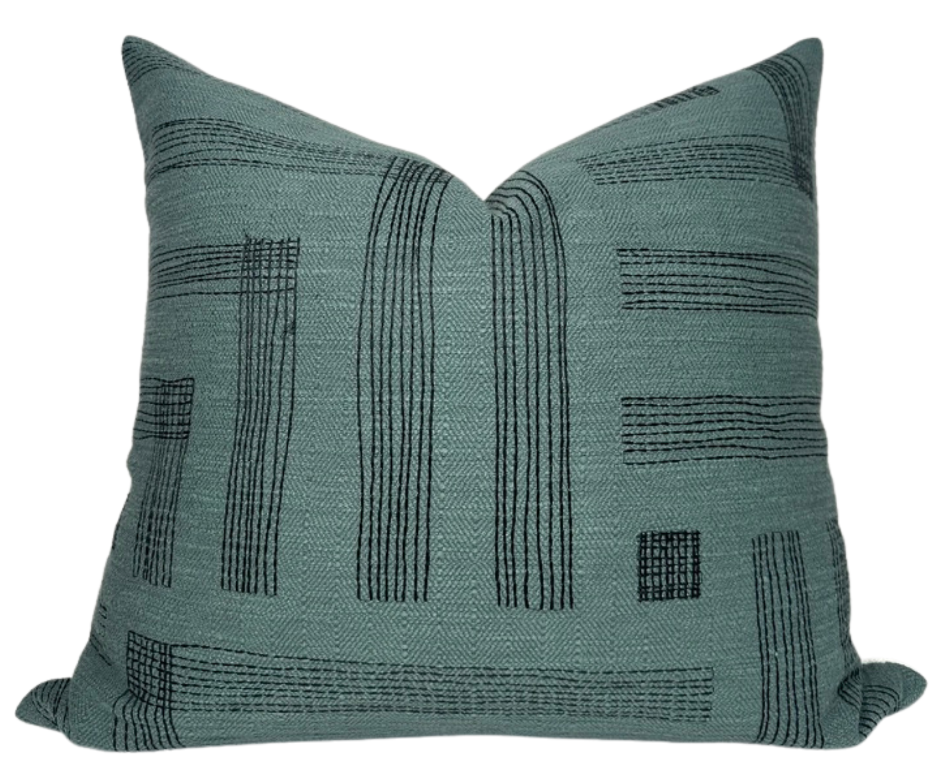 Pastiche Pillow Cover in Spruce Jet, Kelly Wearstler Textiles