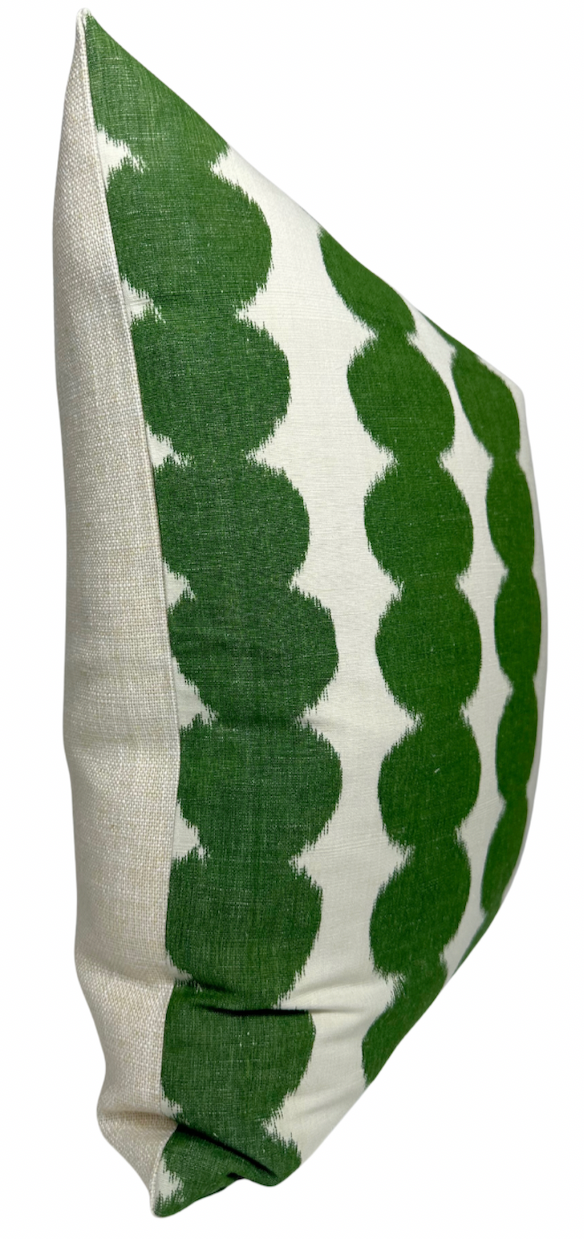 Full Circle Pillow Cover in Green, Schumacher Textiles
