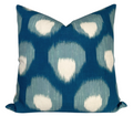 Bukhara Pillow Cover in Blue, Peter Dunham Textiles