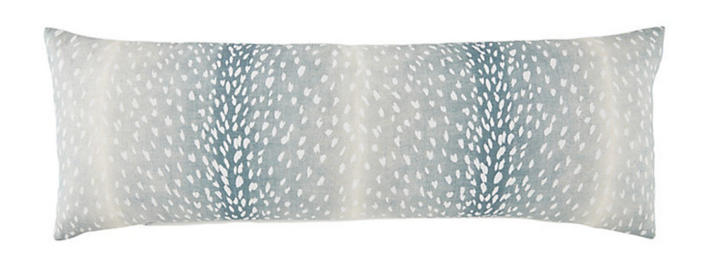 Antelope Pillow Cover in Aqua Blue, 04242