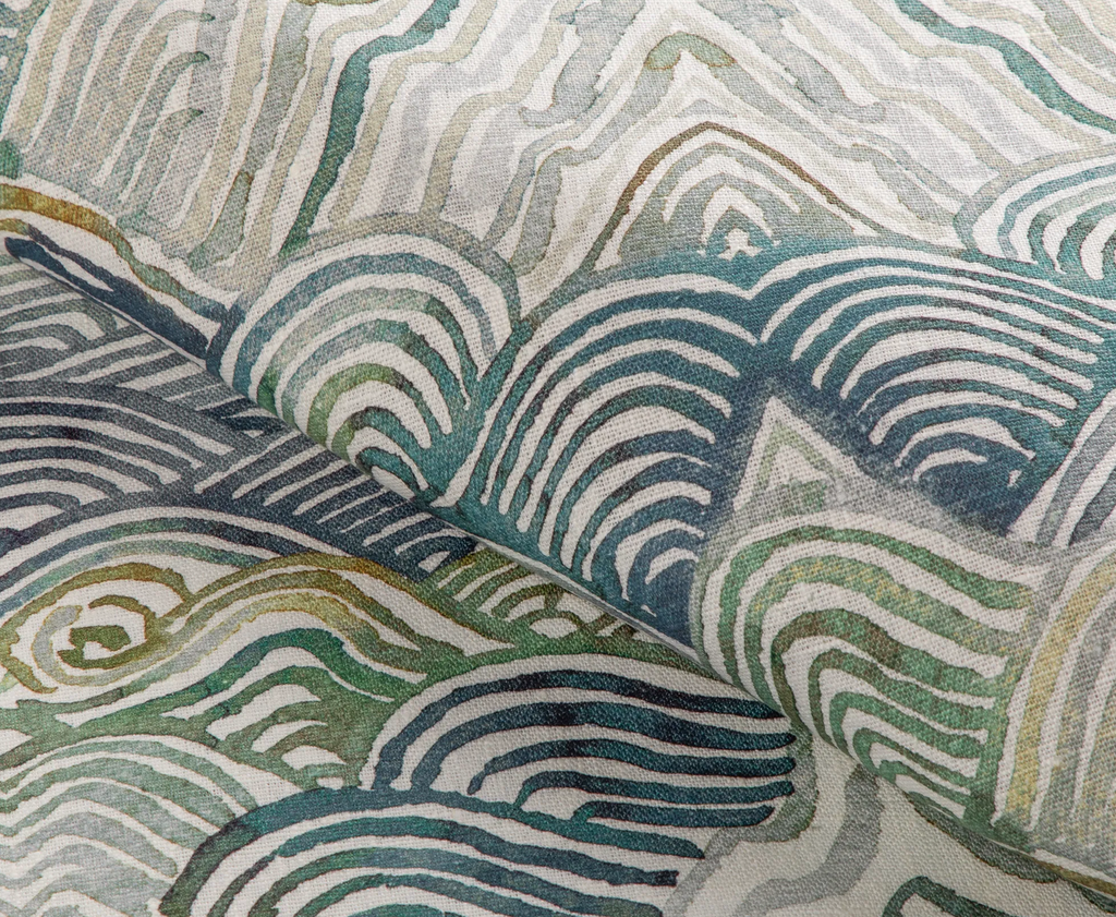 Shangri La Pillow Cover in Verde Green