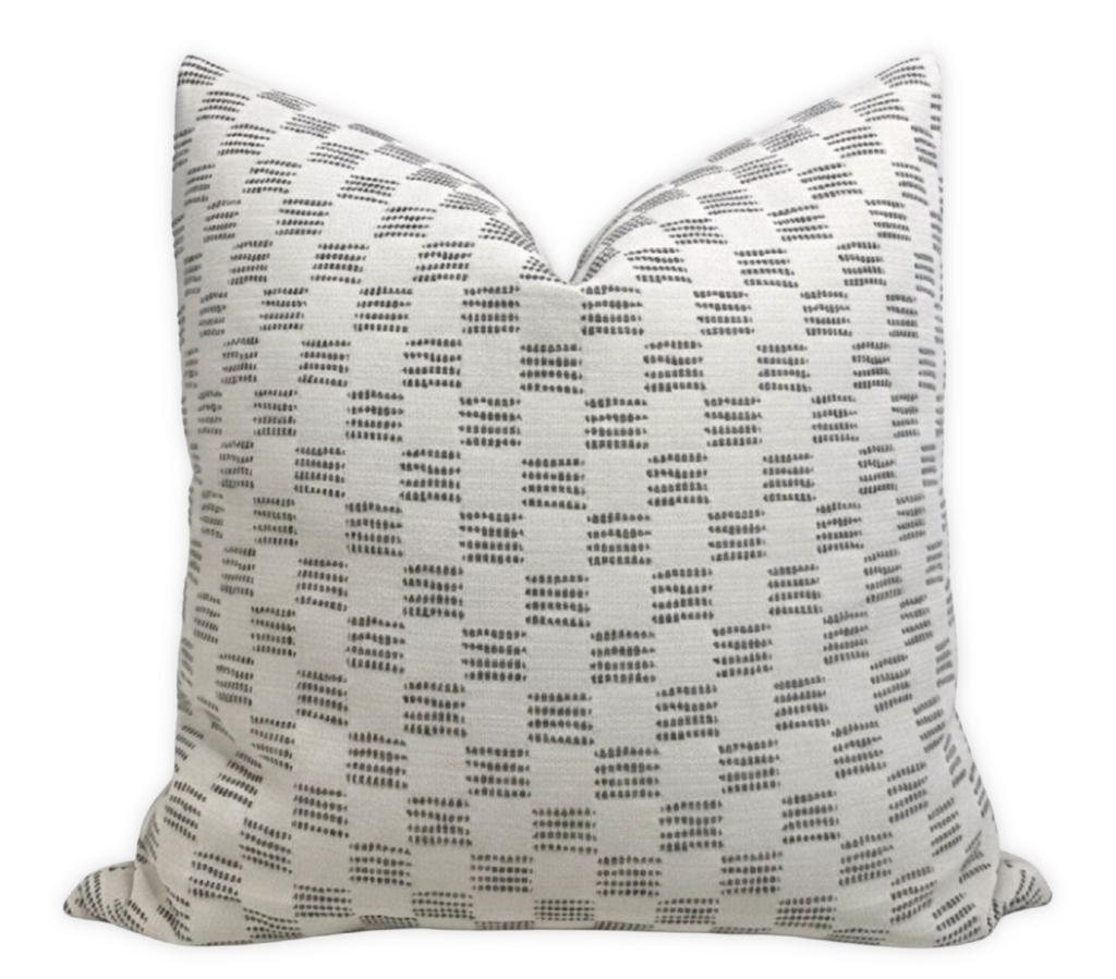 Stroll Pillow Cover in Ivory Brown, Kelly Wearstler Textiles