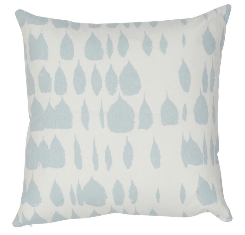 Queen of Spain Pillow Cover in Sky Blue, F Schumacher Textiles