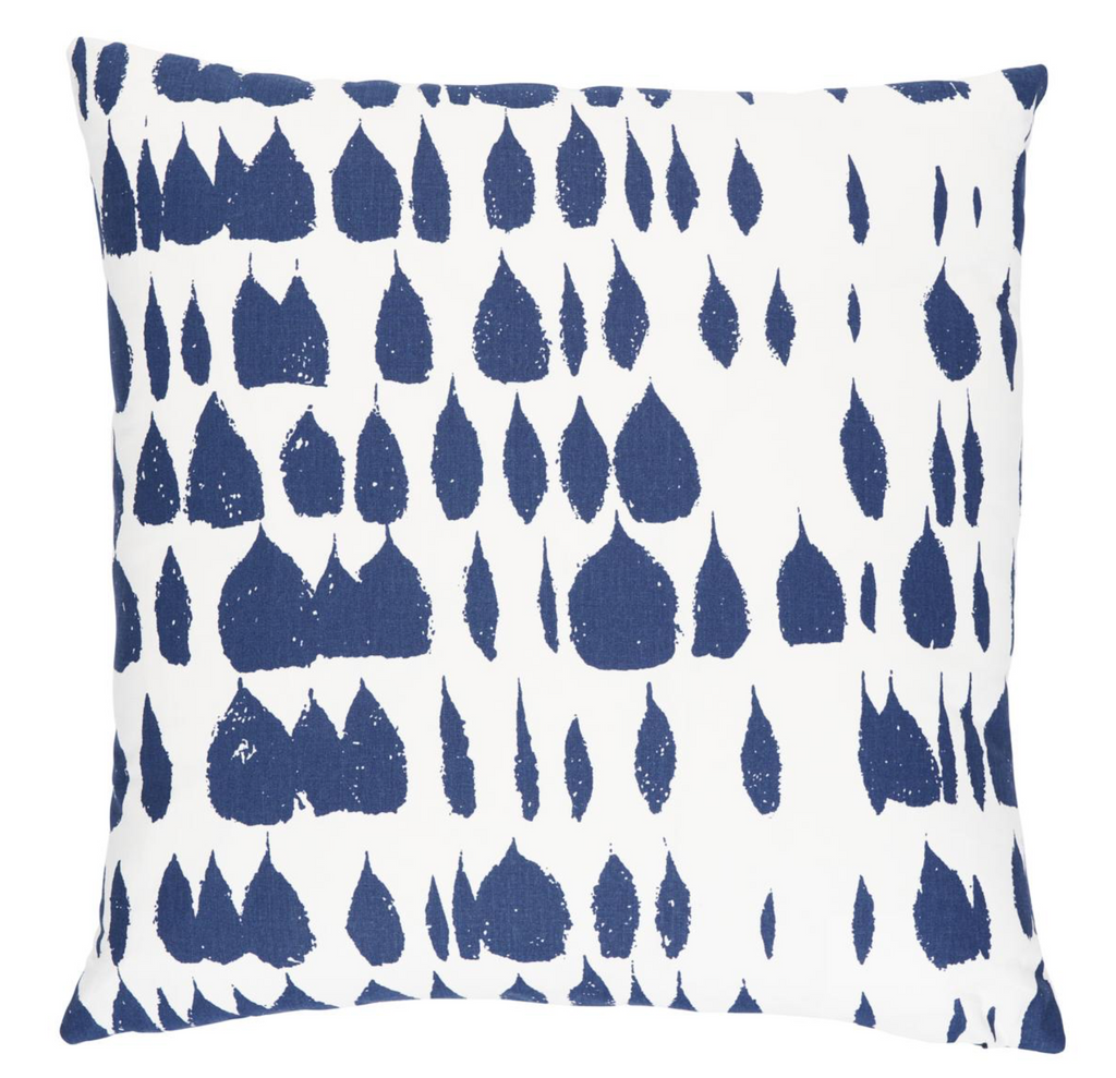 Queen of Spain Pillow Cover in Water Blue, Schumacher Textiles