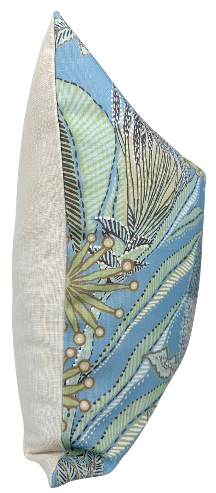 Protea Performance Pillow Cover in Spa Blue, Thibaut Pillows