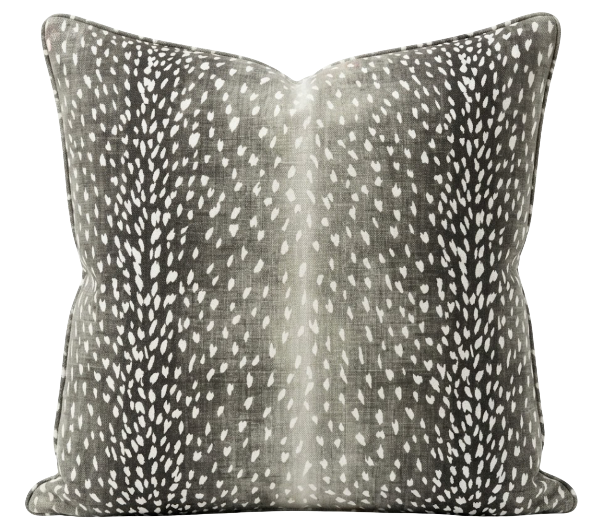 Antelope Pillow Cover in Charcoal