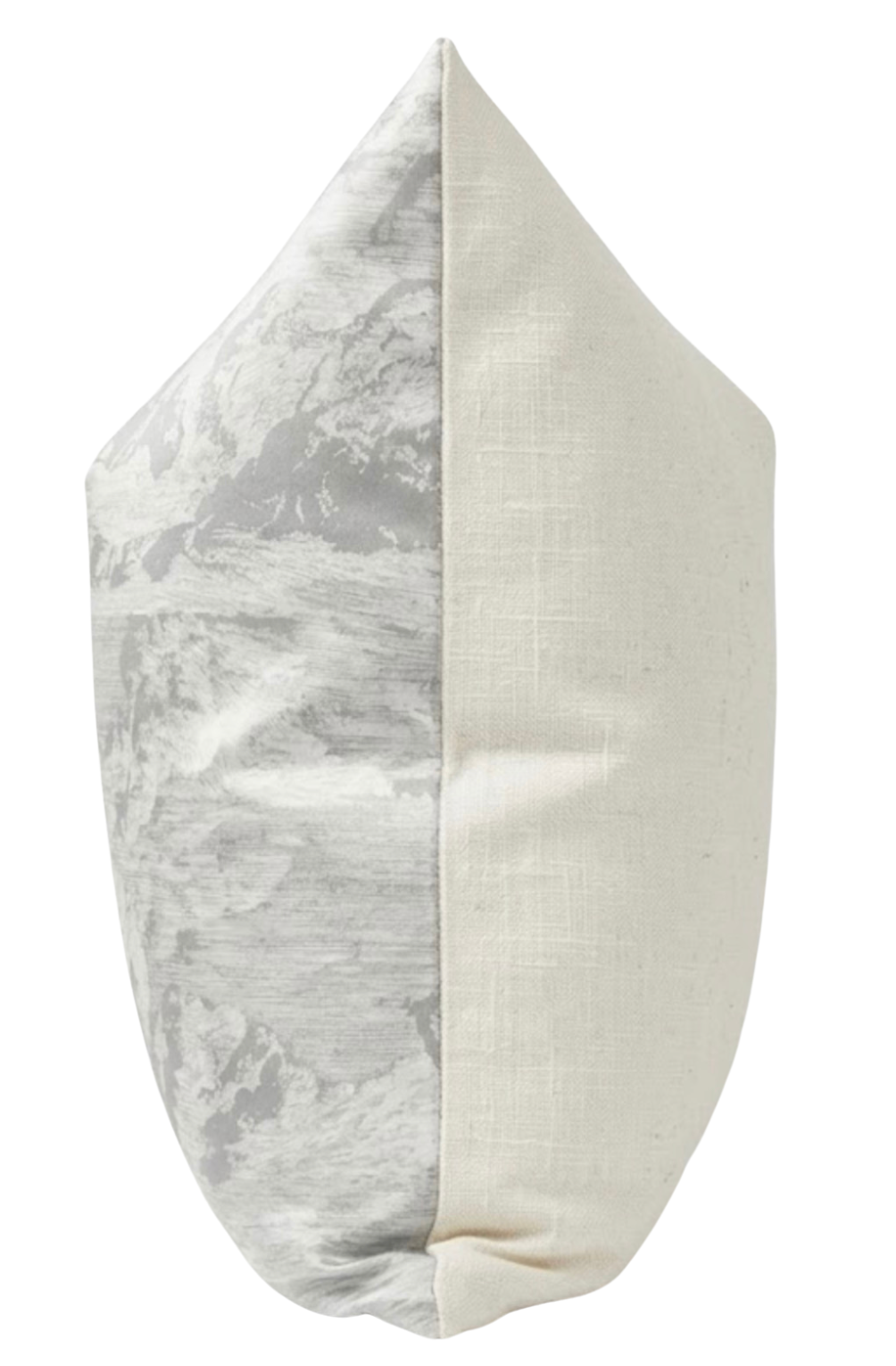 Cloud Toile Pillow Cover in Fog Grey, Schumacher Textiles