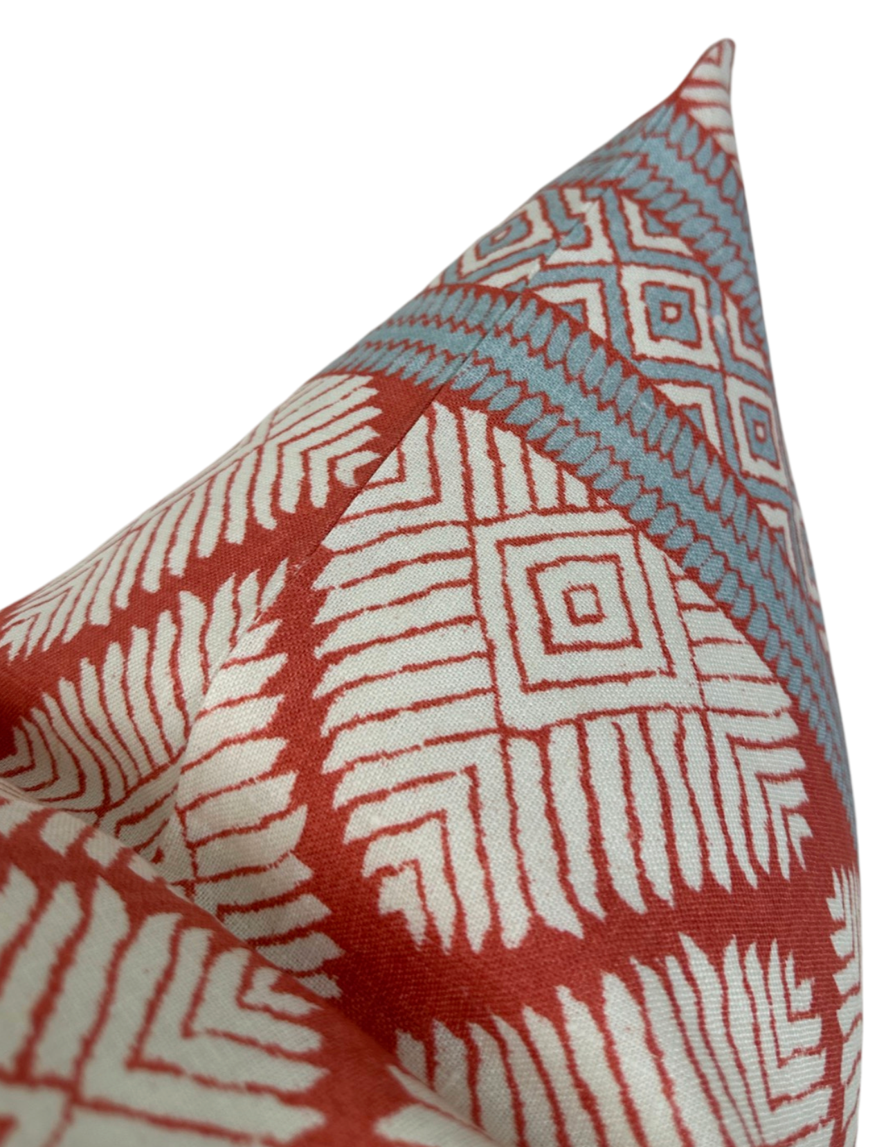 Austin Pillow Cover in Coral, Thibaut Pillows