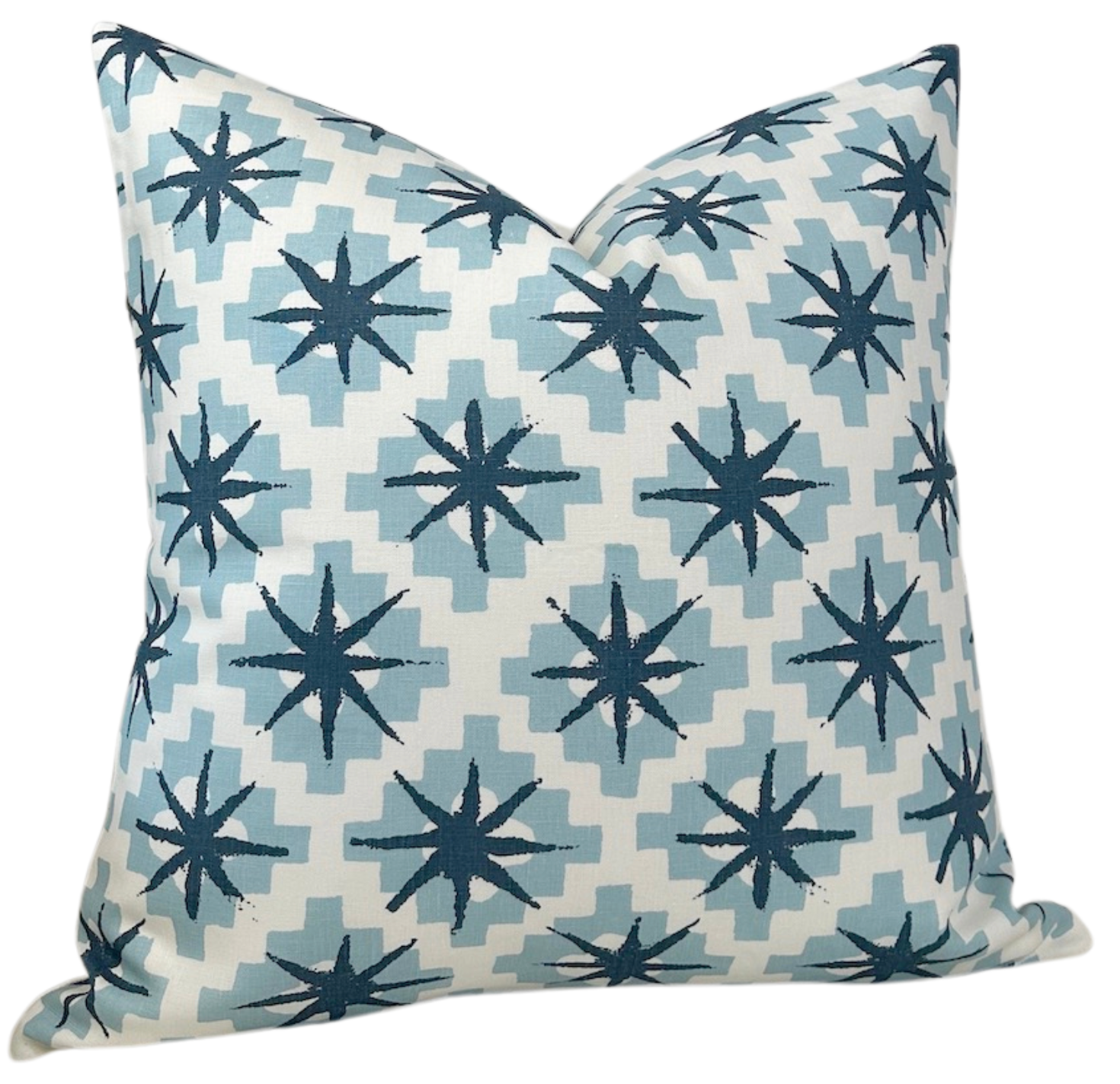 Starburst Pillow Cover in North Blue/Blue, Peter Dunham Textiles