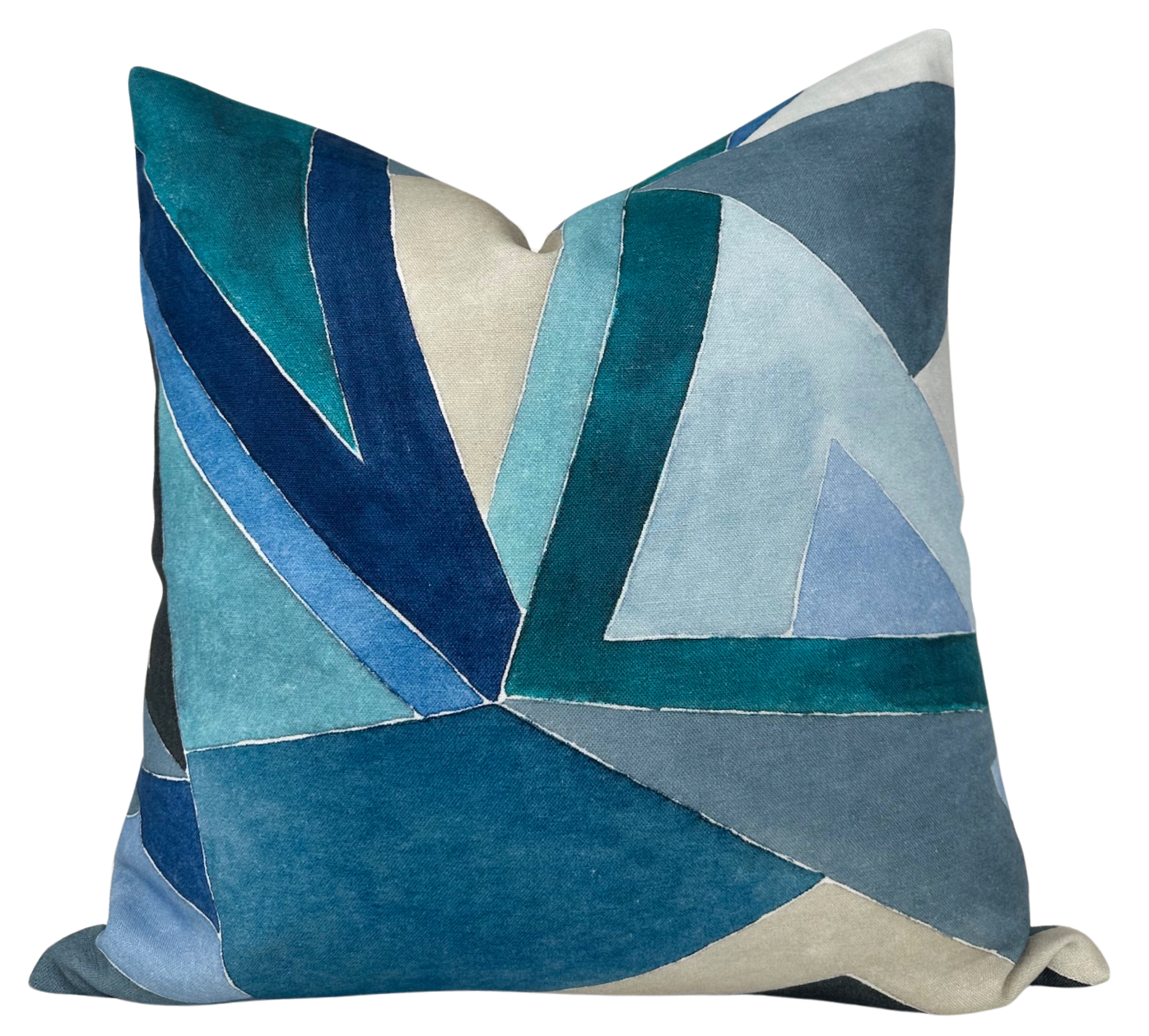 Roulade Pillow Cover in Navy Blue