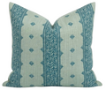 Fez Pillow Cover in Teal Blue, Peter Dunham Textiles