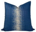 Ikat Pillow Cover in Indigo Blue, Peter Dunham Textiles