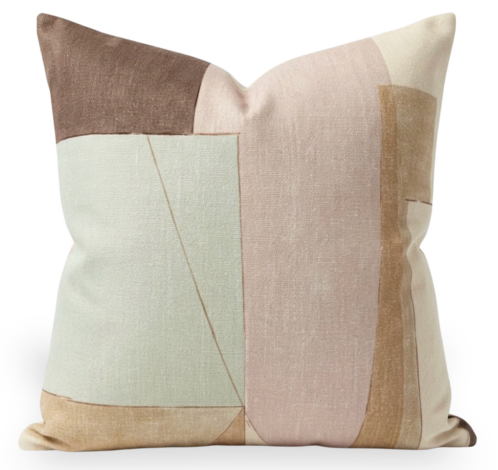 District Pillow Cover in Silt Brown, Kelly Wearstler Textiles
