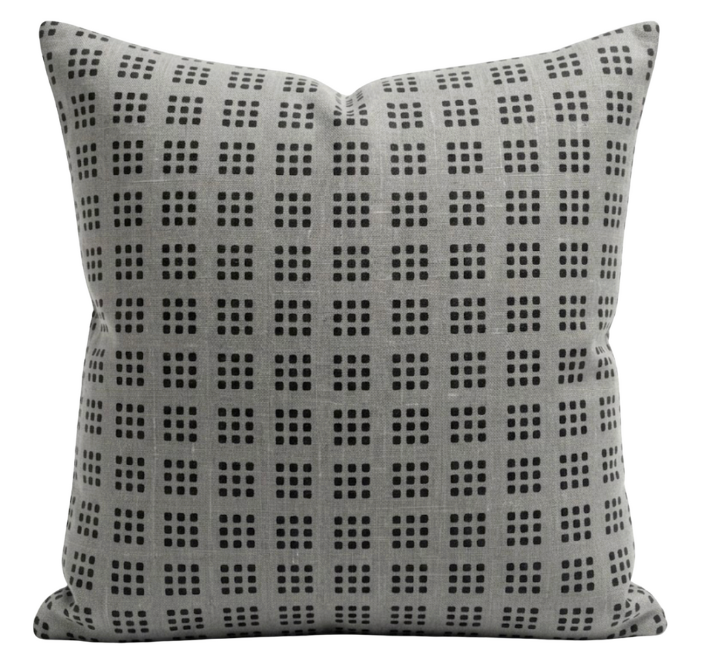 Paradox Pillow Cover in Graphite/Onyx, Kelly Wearstler Textiles