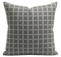 Paradox Pillow Cover in Graphite/Onyx, Kelly Wearstler Textiles