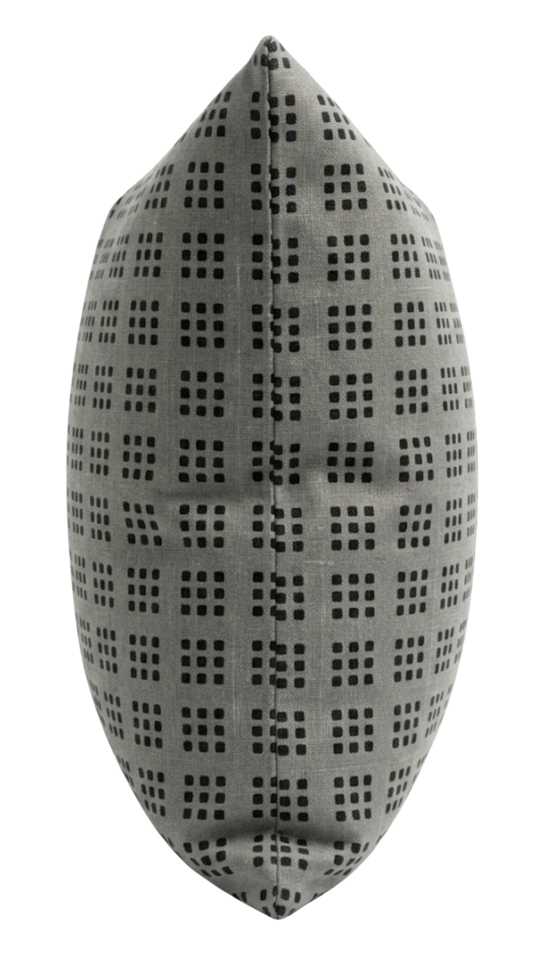 Paradox Pillow Cover in Graphite/Onyx, Kelly Wearstler Textiles