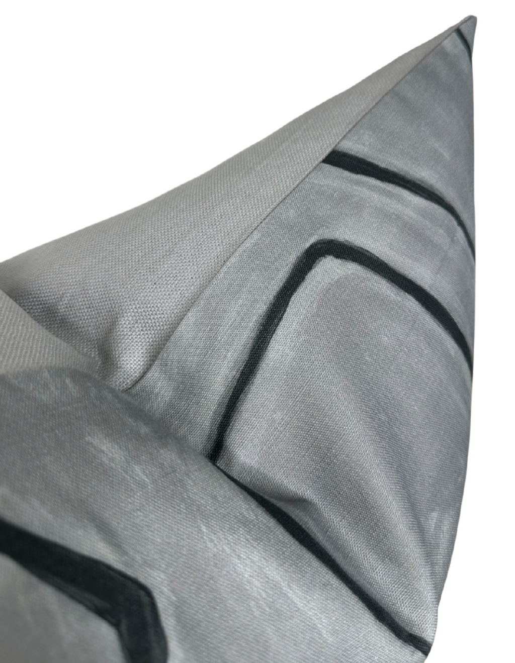 Graffito Pillow Cover in Graphite, Kelly Wearstler Textiles