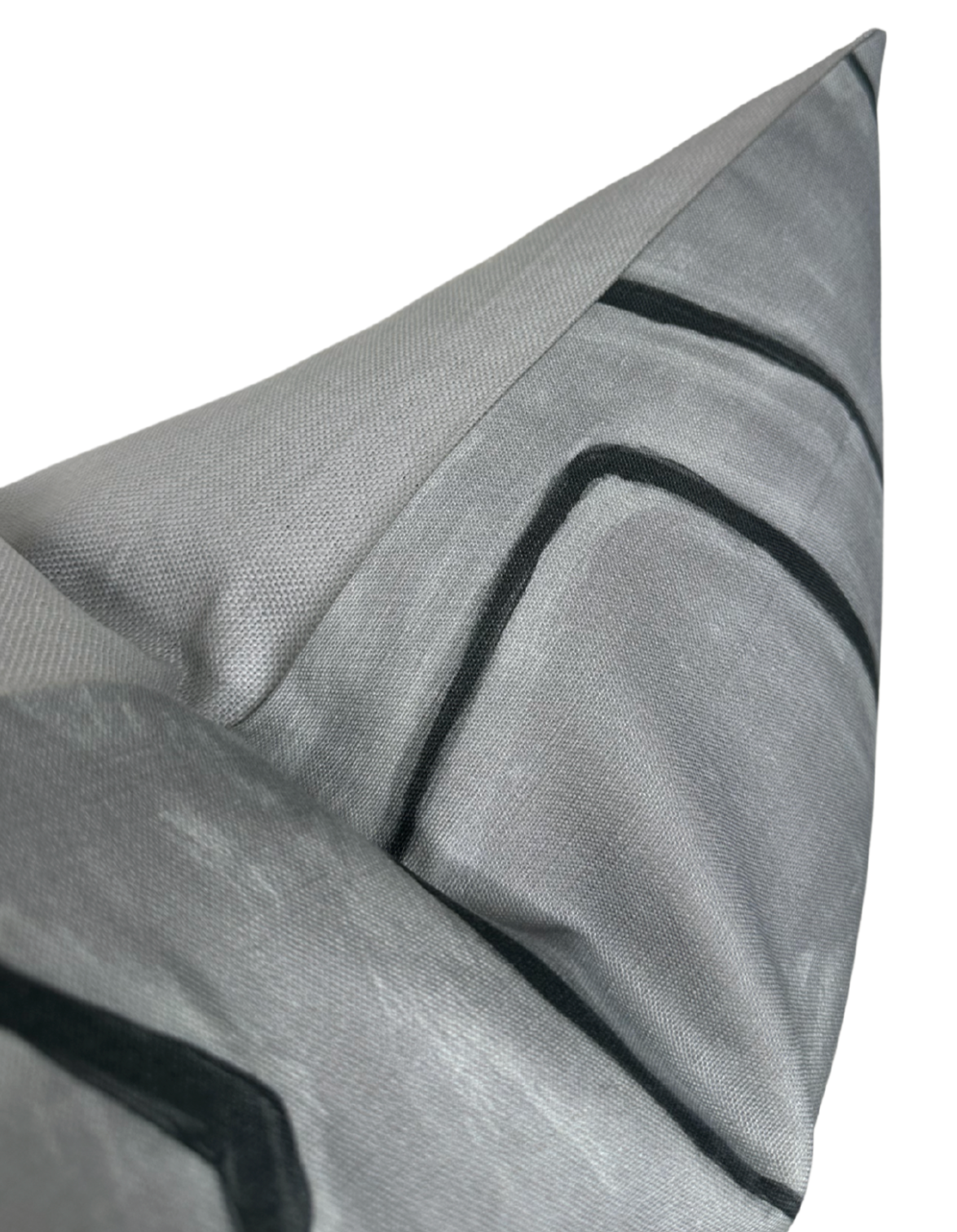 Graffito Pillow Cover in Graphite, Kelly Wearstler Textiles
