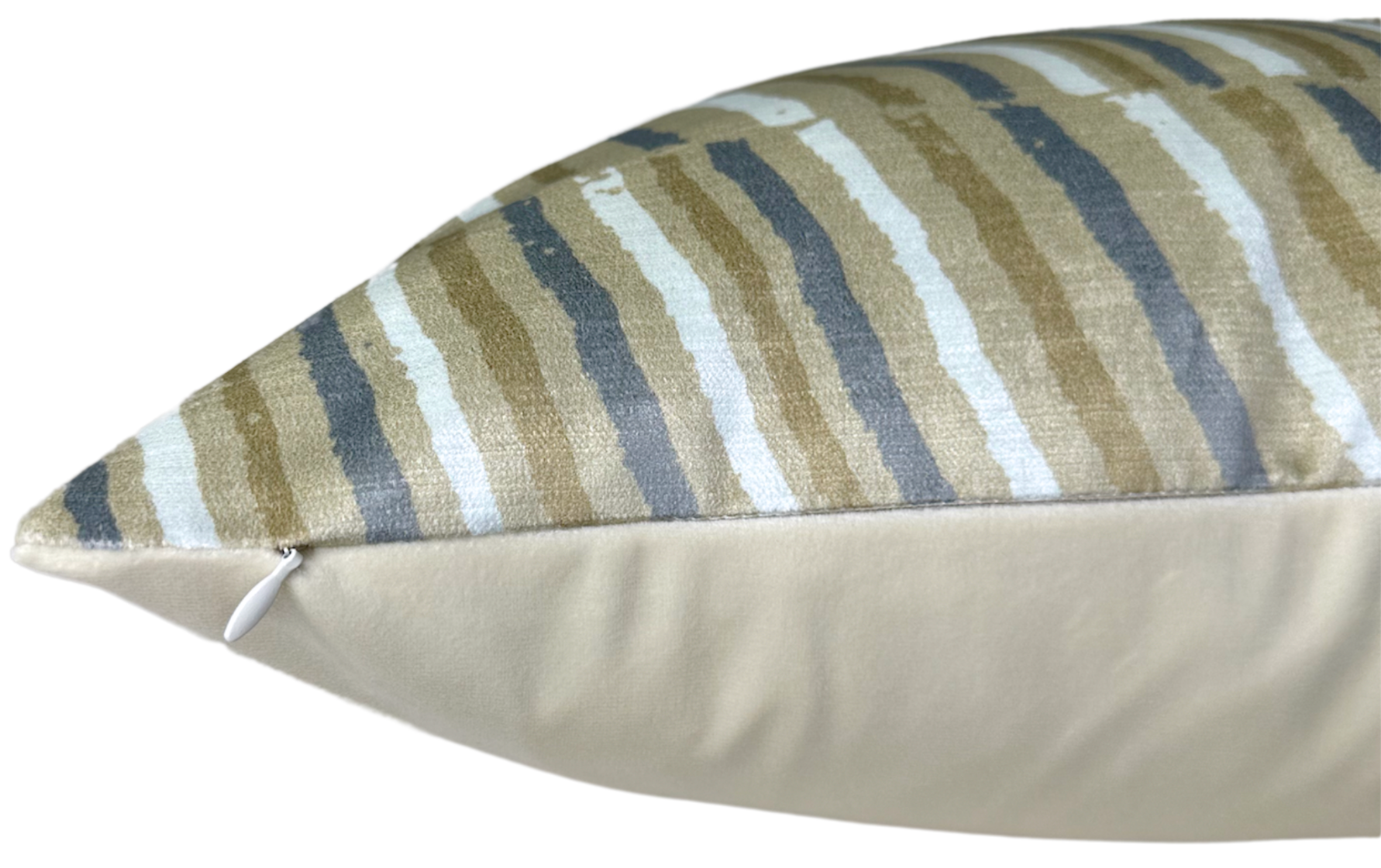 Post Velvet Pillow Cover in Bronze, Kelly Wearstler Textiles