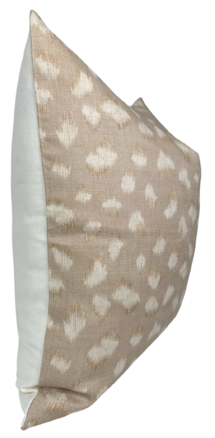 Feline Pillow Cover in Beige Ivory, Kelly Wearstler Textiles