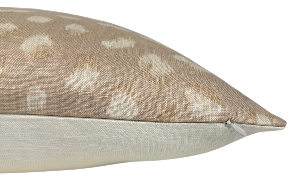 Feline Pillow Cover in Beige Ivory, Kelly Wearstler Textiles