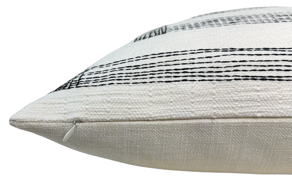 Pastiche Pillow Cover in Chalk Jet, Kelly Wearstler Textiles