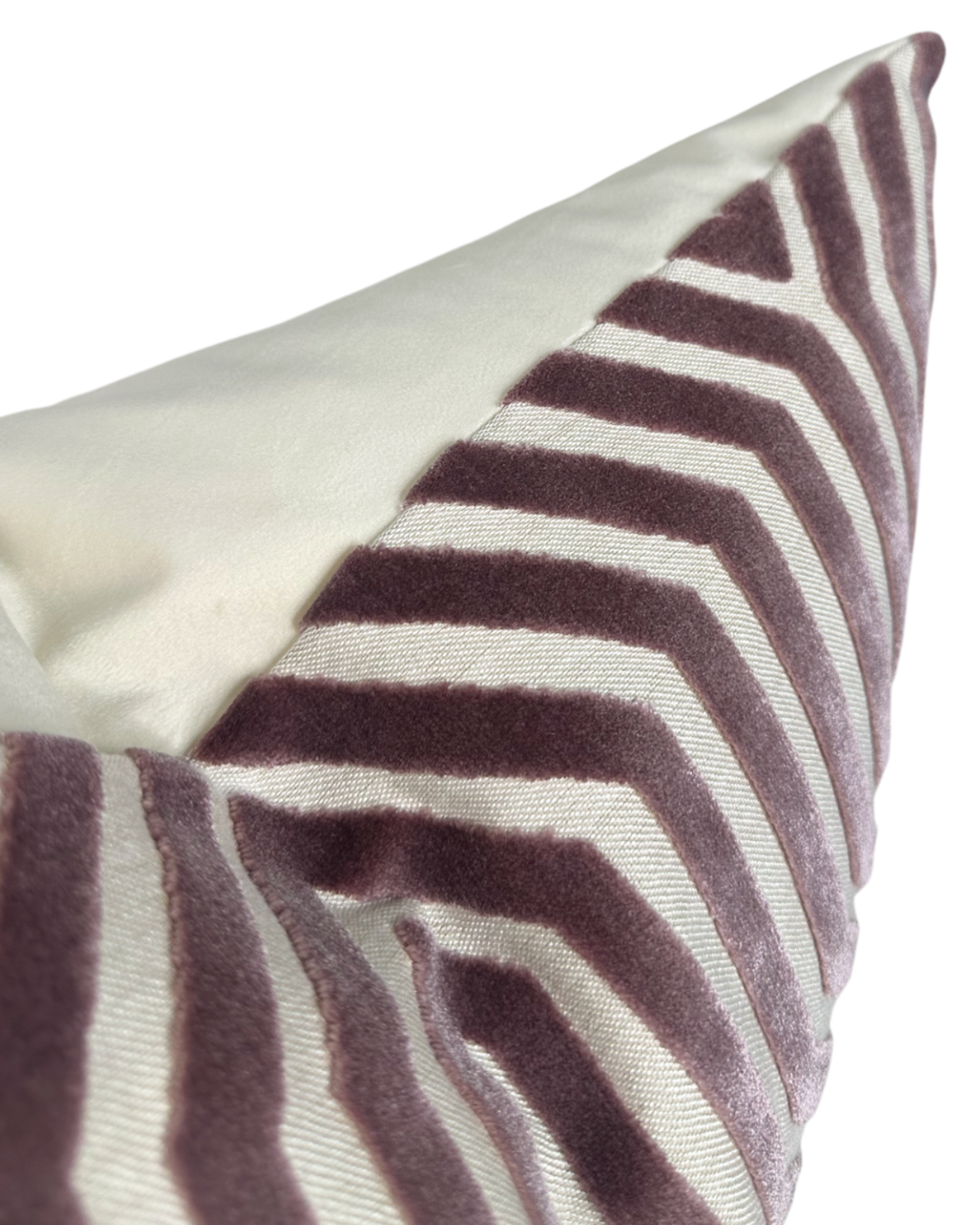 Vanderbilt Velvet Pillow Cover in Lilac, Schumacher Textiles