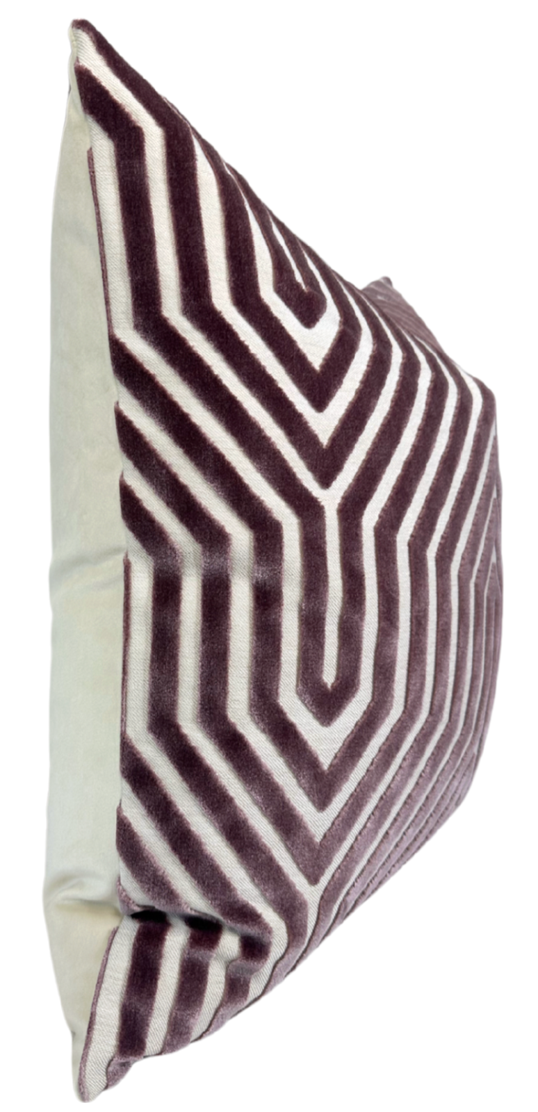 Vanderbilt Velvet Pillow Cover in Lilac, Schumacher Textiles