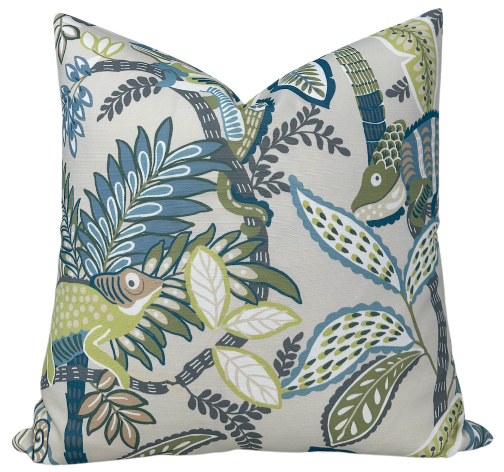 Iggy Performance Pillow Cover in Lagoon, Thibaut Pillows