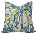 Iggy Performance Pillow Cover in Lagoon, Thibaut Pillows