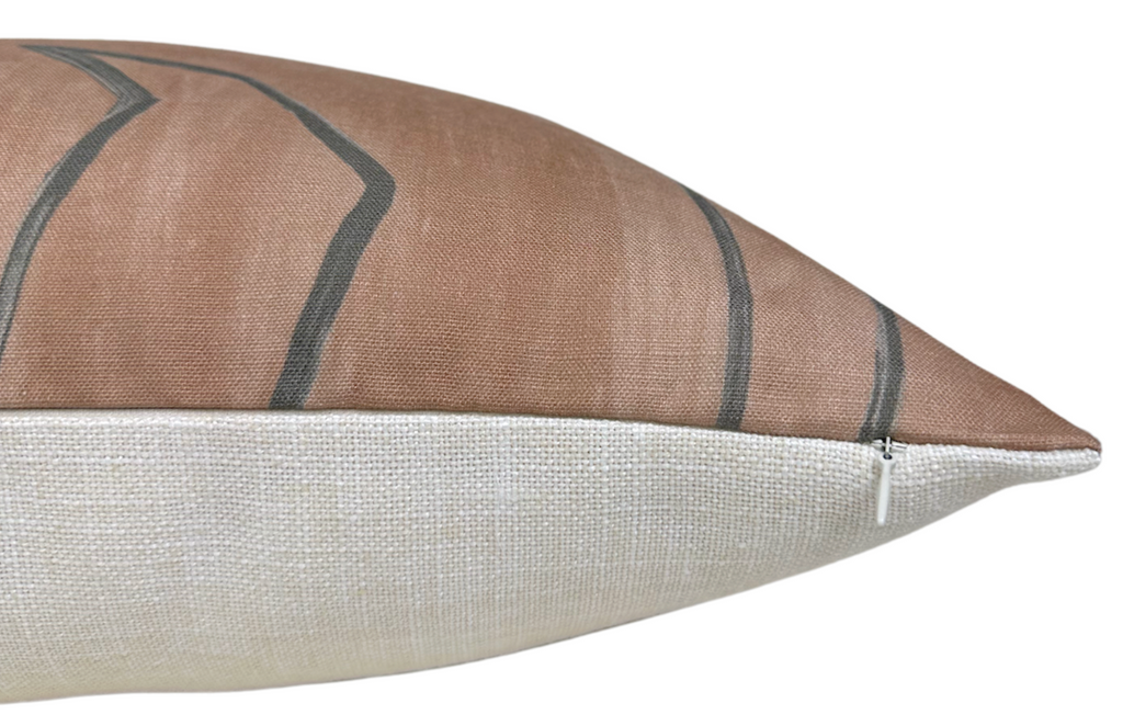Graffito Pillow Cover in Rosa, Kelly Wearstler Textiles