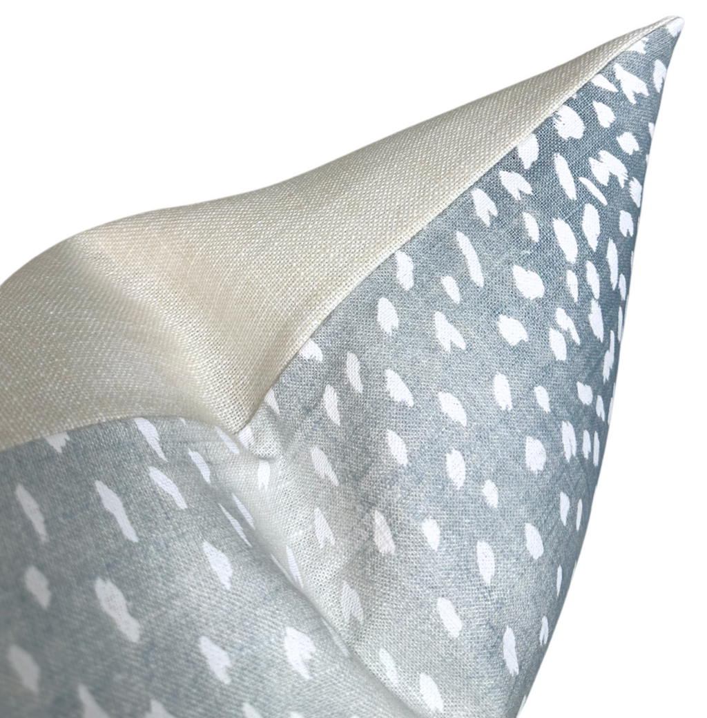Antelope Pillow Cover in Aqua Blue, 04242