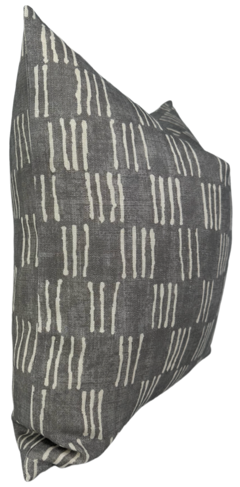 Matchsticks Pillow Cover in Pebble Grey, George Spencer Textiles