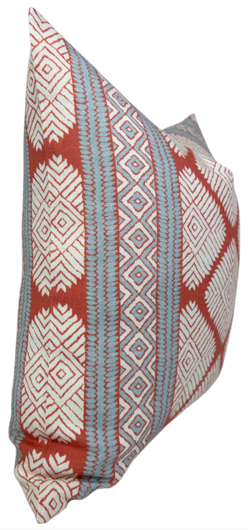 Austin Pillow Cover in Coral, Thibaut Pillows