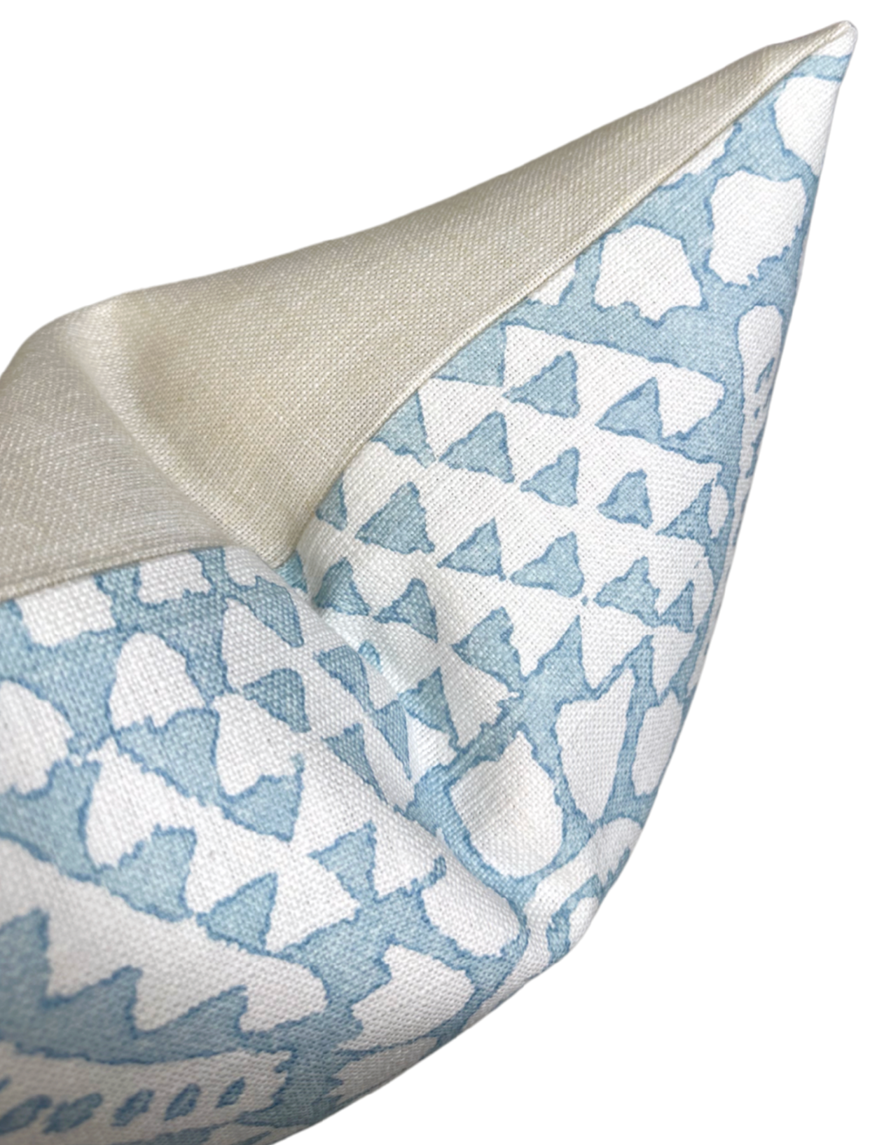 Chamomile Pillow Cover in Spa Blue, Thibaut Pillows