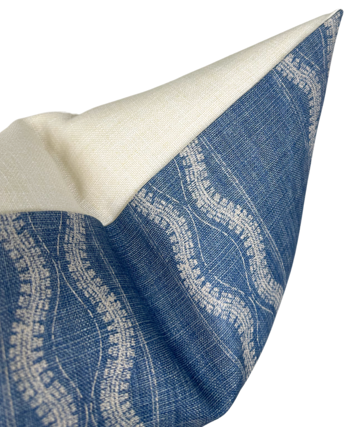 Zanzibar Pillow Cover in Indigo Blue, Peter Dunham Textiles