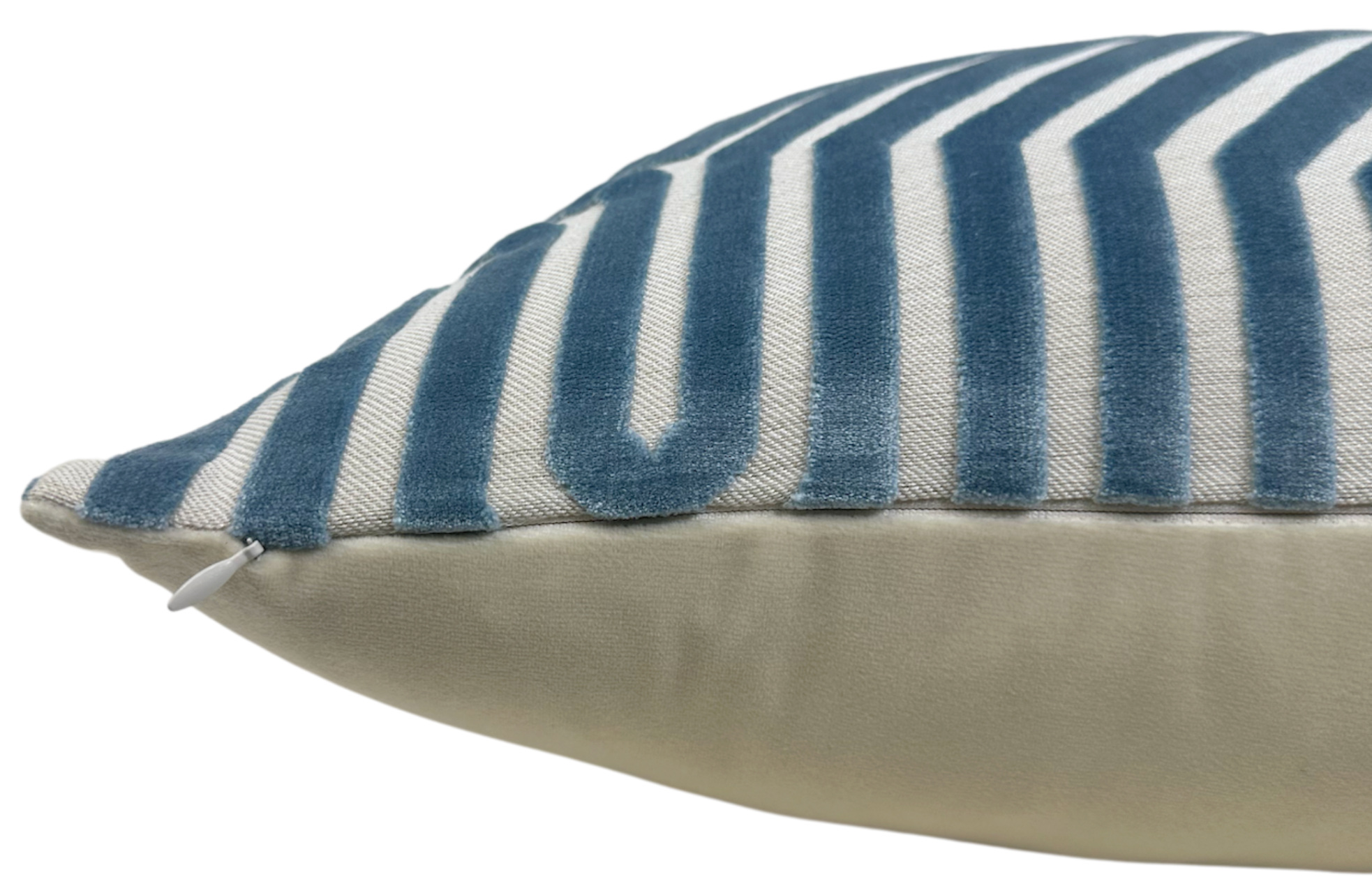 Vanderbilt Velvet Pillow Cover in Marine, Schumacher Textiles