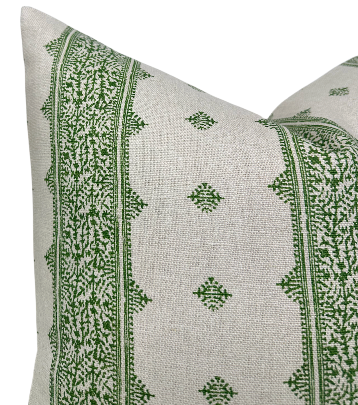 Fez Pillow Cover in Green, Peter Dunham Textiles