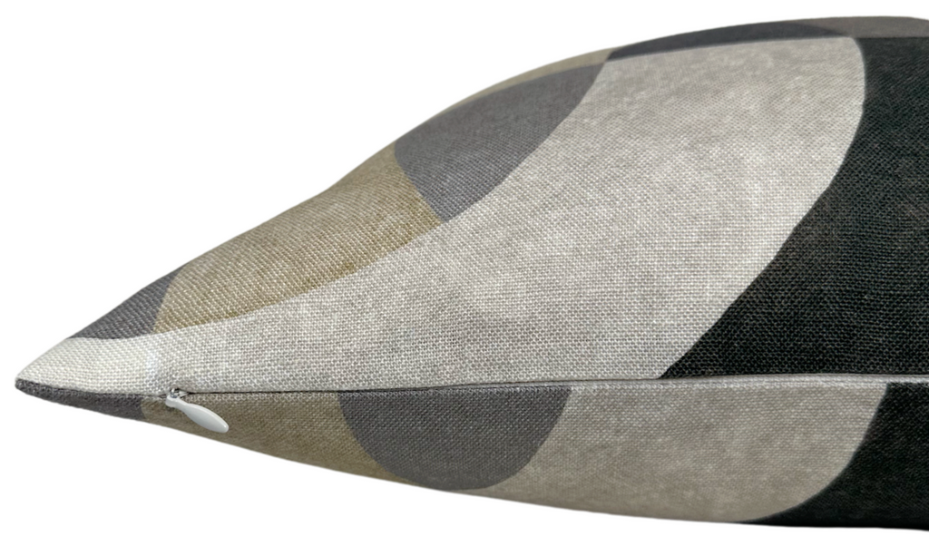 Colonnade Pillow Cover in Onyx, Kelly Wearstler Textiles