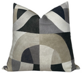 Colonnade Pillow Cover in Onyx, Kelly Wearstler Textiles