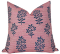Asha Pillow Cover in Pink, Peter Dunham Textiles