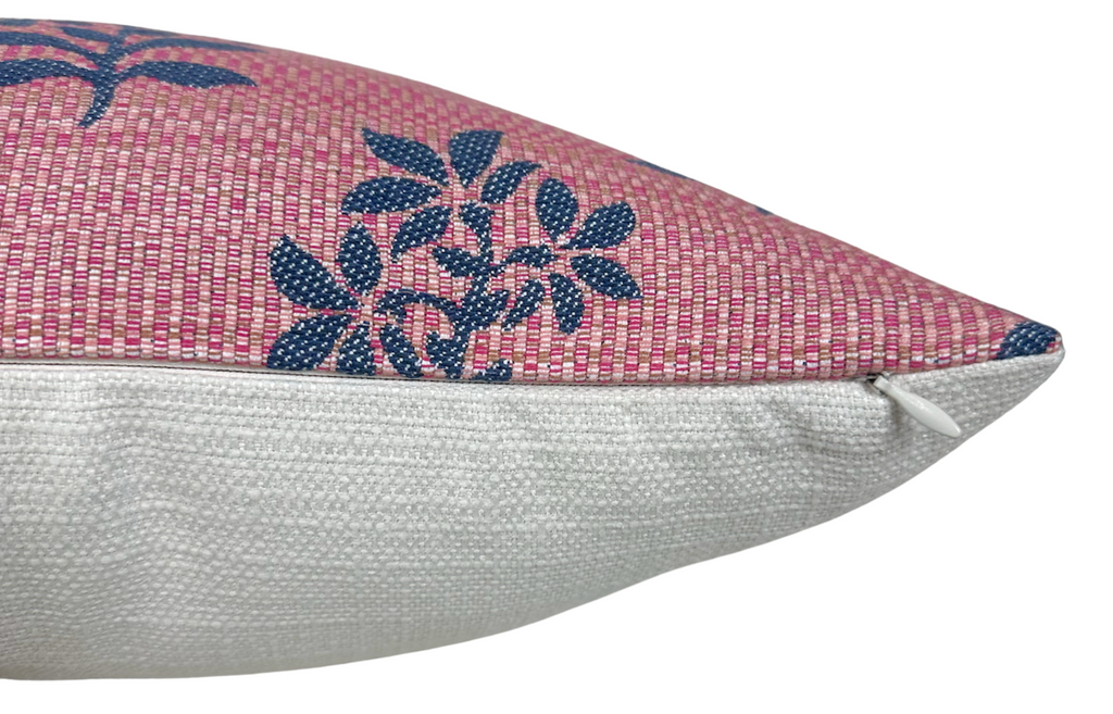 Asha Pillow Cover in Pink, Peter Dunham Textiles