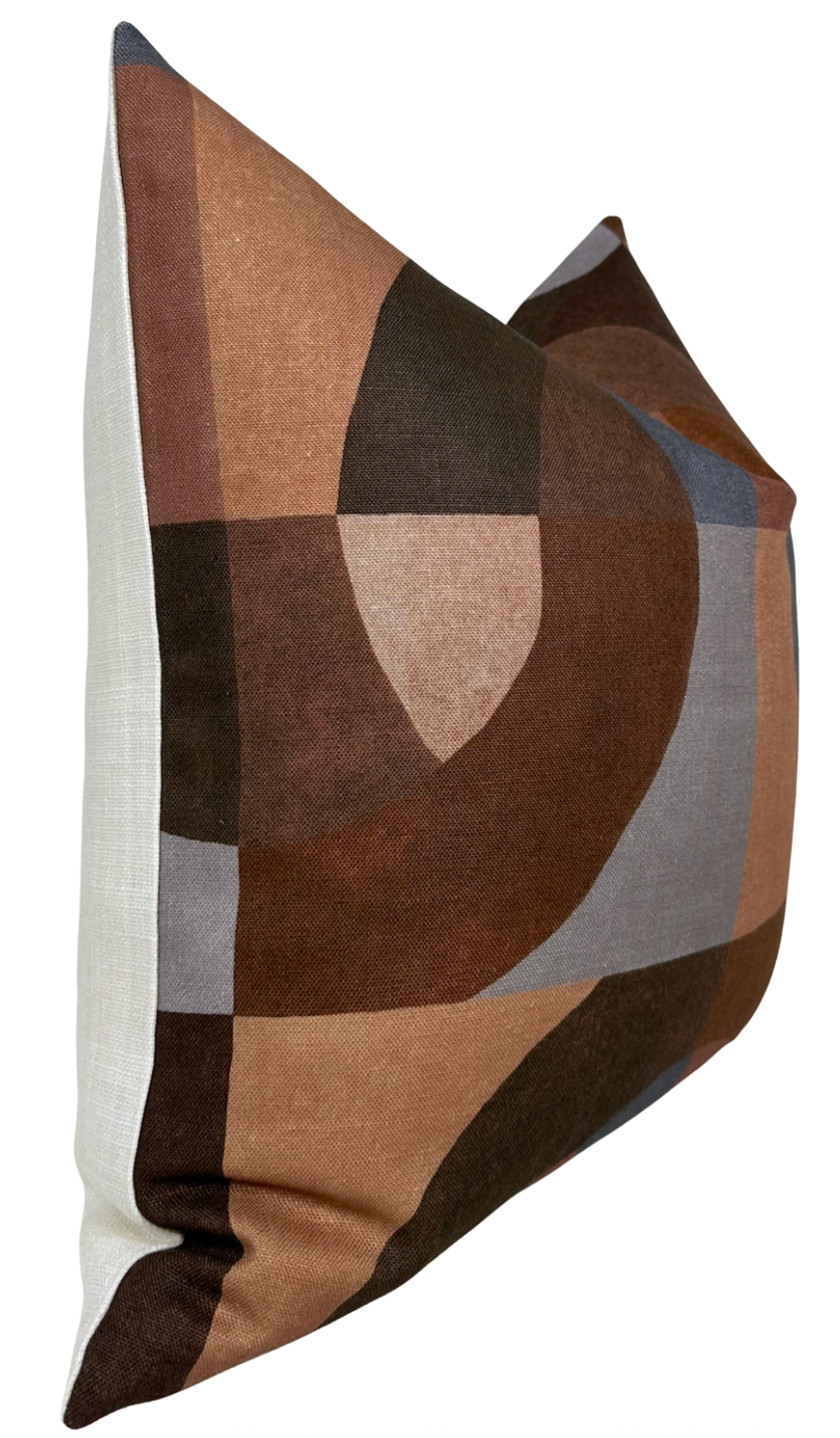 Colonnade Pillow Cover in Cinnabar, Kelly Wearstler Textiles