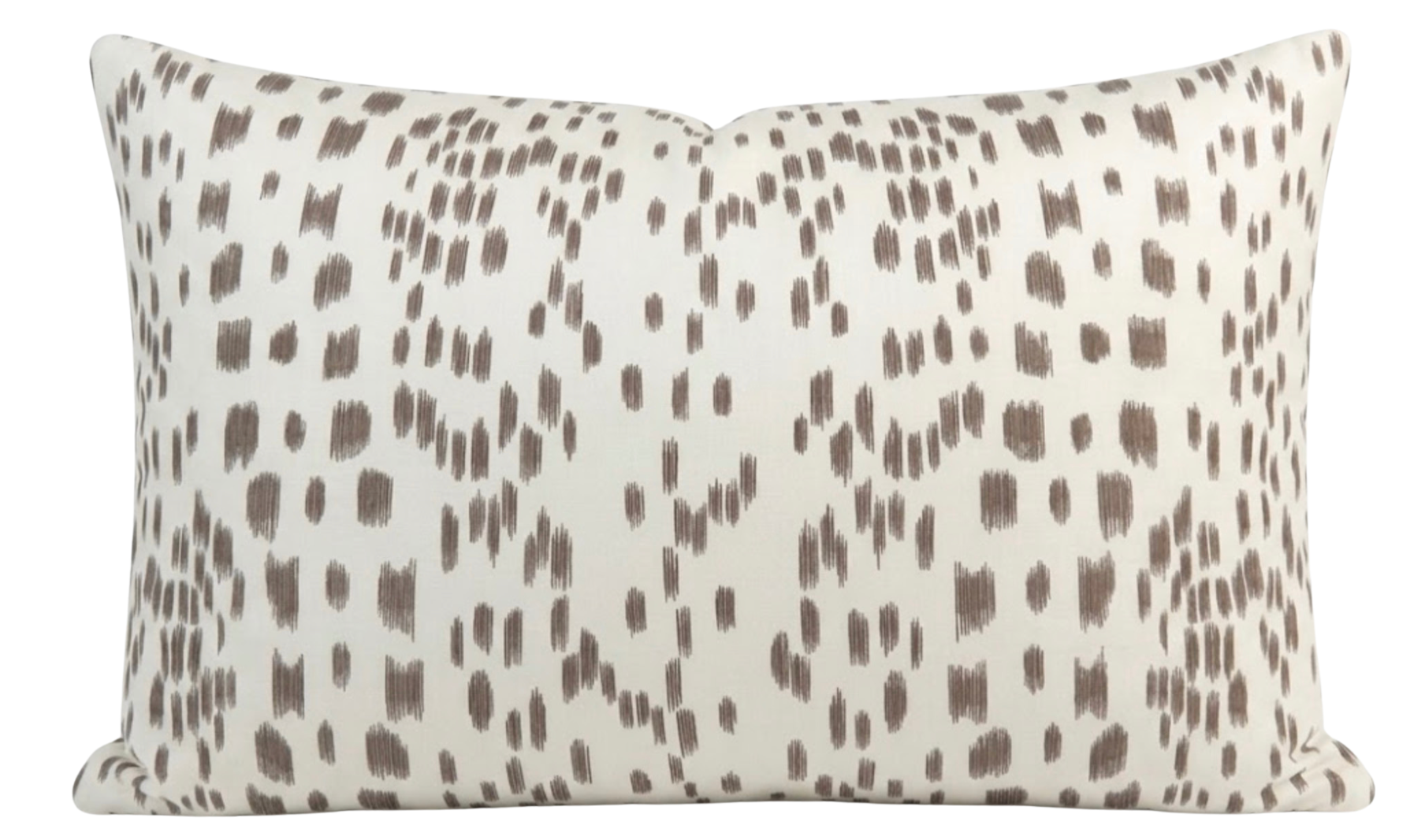 Les Touches Pillow Cover in Tan Brown