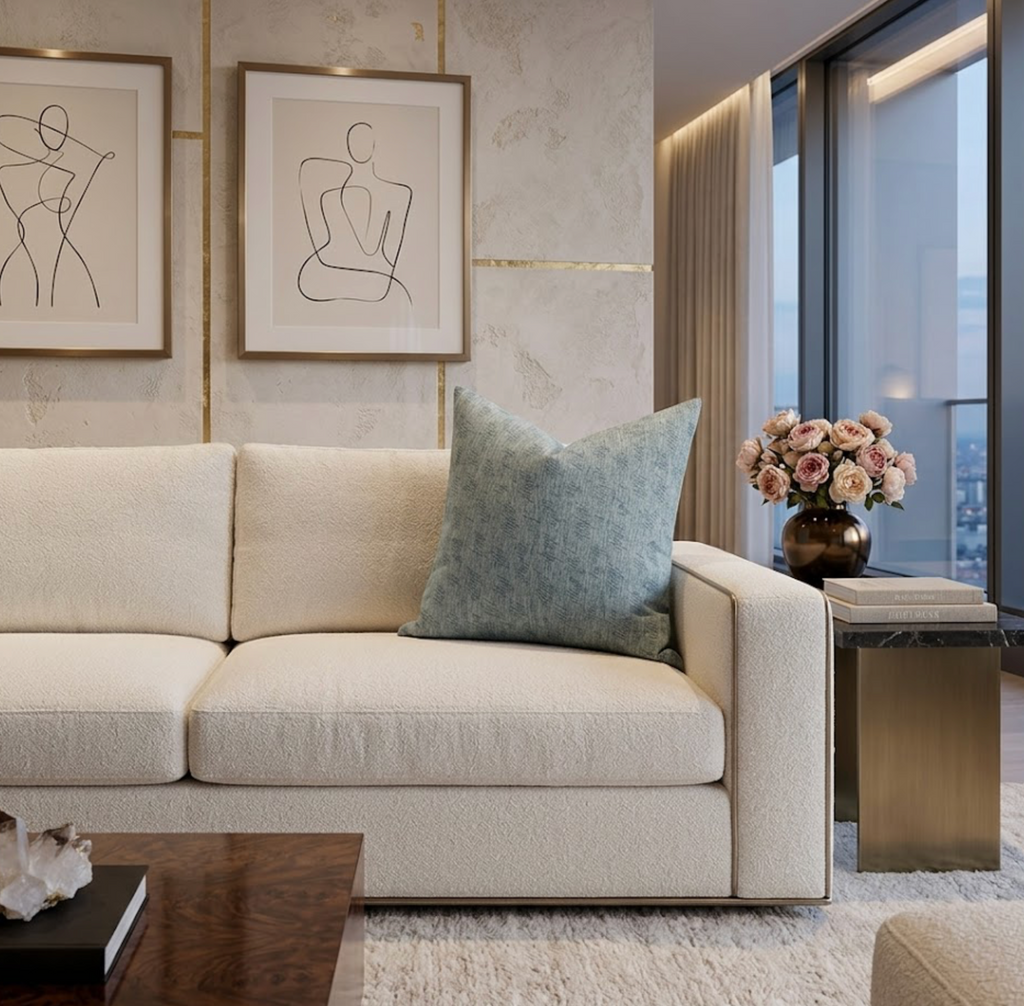 Thatched Performance Pillow Cover in Jade, Kelly Wearstler Textiles